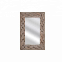 Mayco Home Decor Rustic Modern Home Wood Mirror Large Wall Mirror